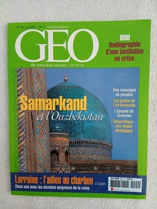 GEO N°292 6/2003 SAMARKAND OUZBEKISTAN - LORRAINE ADIEU AU CHARBON-LAC NICARAGUA - Picture 1 of 4