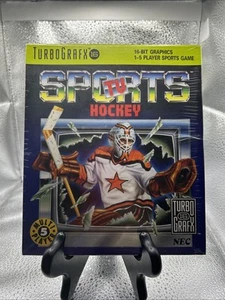 1991 Cinemaware TV Sports Hockey for Turbo Grafx 16 NEW SEALED - Rare With Hang - Picture 1 of 10