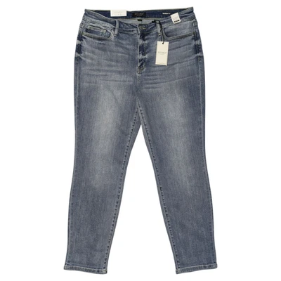 Nuevos Jeans Judy Azul Boyfriend Fit Talla 15/32 (34x30) Cómodos Elásticos Denim Foto 1 de 4