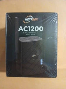 NEXTBOX USA AC1200 RÉPÉTEUR WI-FI DOUBLE BANDE FONCTIONNE AVEC N'IMPORTE QUEL ROUTEUR FACILE - Photo 1/6