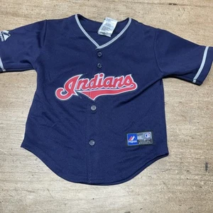 Majestic Cleveland Indians Jersey Toddler Size 2T - Picture 1 of 4