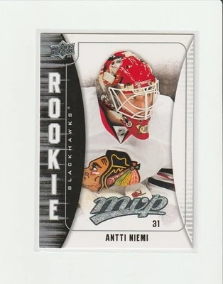 2009-10 Upper Deck MVP #340 Antti Niemi RC Rookie Blackhawks - Image 1 of 2
