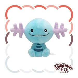 Pokemon Center Fit Plush Doll - 194 Wooper 6in Water Fish Blue Johto Go JP - Picture 1 of 4