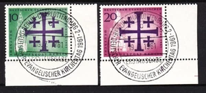 1961 Kirchentag Mi 215-16 ESST Charlottenburg Formnummer 2 bzw. 1 Luxus! - Bild 1 von 1