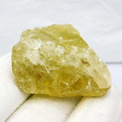 Earth Mined Natural Rough 158.65 Ct Lemon Topaz Uncut Loose Gemstone - Image 1 of 4