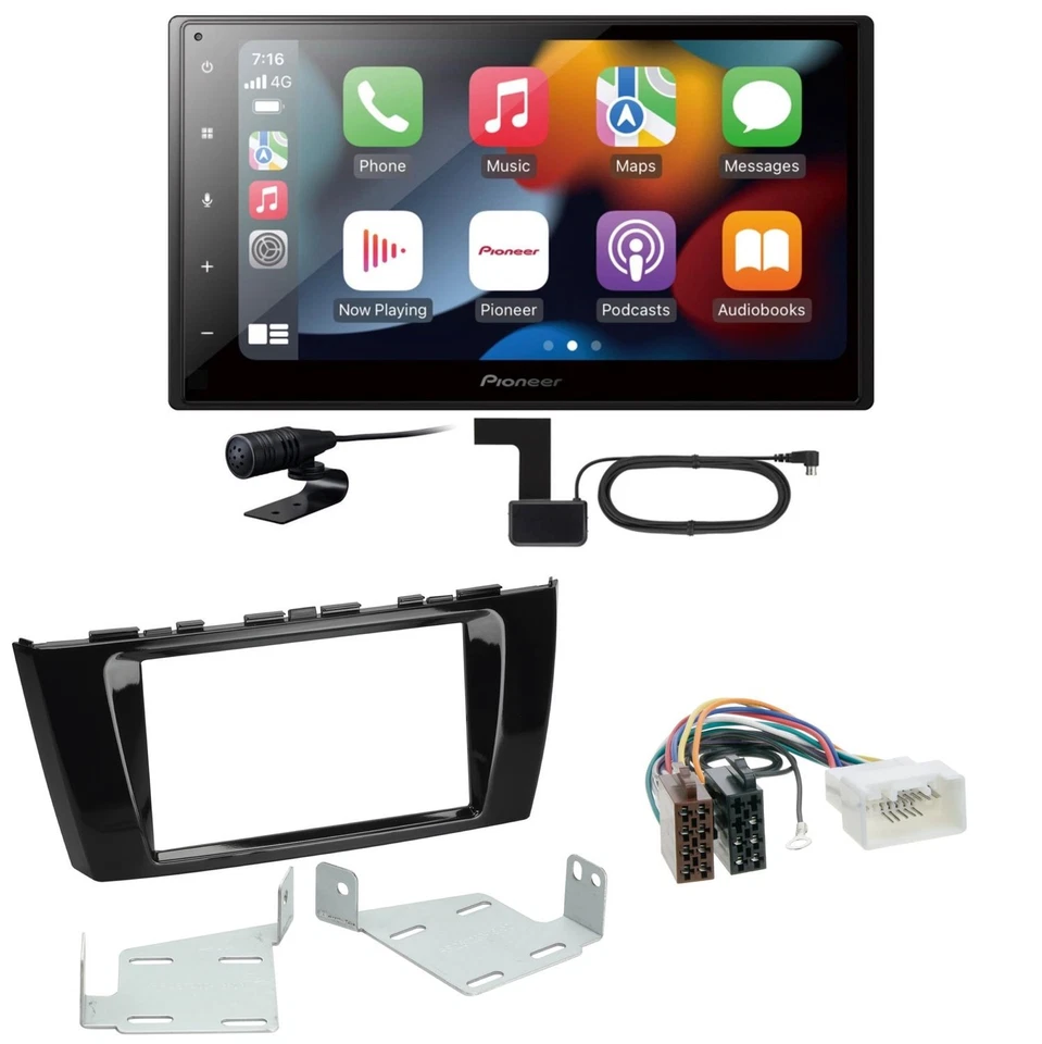 Pioneer SPH-DA360DAB CarPlay Android Auto Einbauset für Mitsubishi Space Star - Bild 1 von 1