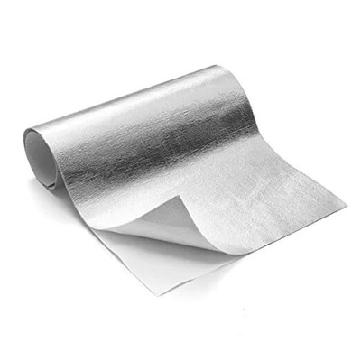  Aluminized Heat Shield Mat Thermal Barrier Adhesive Backed Heat 12 x 24 Inch - Image 1 of 4