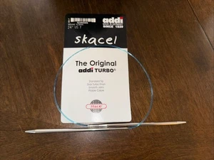 Agujas de tejer circulares 24” nuevas ADDI TURBO 60 cm/4,5 mm EE. UU. 7 - hechas en Alemania - Imagen 1 de 2