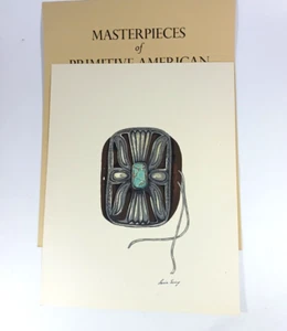 Louie Ewing Native American Serigraph Print Navajo Silver Ghato 2nd Series - Picture 1 of 5