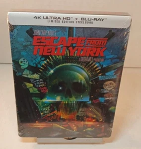 Escape from New York (1981) 4K Steelbook (4K+Blu-ray)-NEW (Sealed)-Box Shipping - Picture 1 of 6