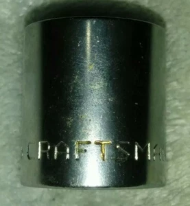 CRAFTSMAN 11/16" SAE 12 POINT =V= 3/8" DRIVE SOCKET NEW - Picture 1 of 3