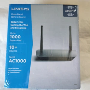 Linksys E5350 WiFi AC1000 Dual-Band Wi-Fi 5 Router New, Sealed - Picture 1 of 3