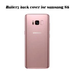 Back Battery Cover for Samsung Galaxy S8, PINK, with Camera LENS Panel - Picture 1 of 1