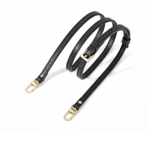 0.9cm Replacement Adjustable Bag Strap Genuine Leather Shoulder Crossbody - Picture 1 of 26