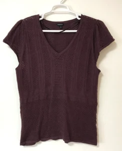Maglione Torrid taglia 2 maglia aperta tutti i giorni pullover morbido Pointelle Sassafras - Foto 1 di 14