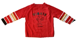 Pirate Boy’s Cotton Sweater Orange Size:4 - Picture 1 of 6