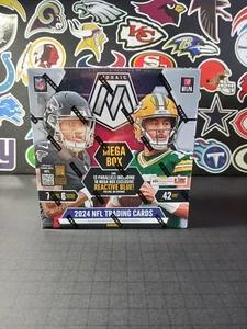 2024 Panini Mosaic Football Trading Card Mega Box REACTIVE BLUE. ROOKIE AUTOS ?? - Bild 1 von 5