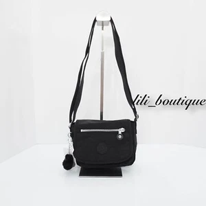 KIPLING AC8280-0BK SABIAN BLACK DURABLE CROSSBODY MINI SHOULDER BAG - Picture 1 of 2