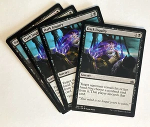 Dark Inquiry (4) Casi nuevo Rival of Ixalan Magic the Gathering Magic the Gathering - Imagen 1 de 1