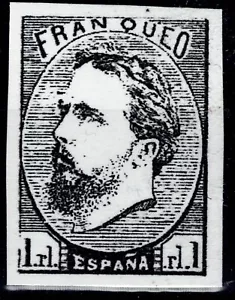 Sello Carlos VII España Spain Lujo 1 - Imagen 1 de 1