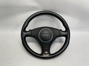 2004 2005 Audi S4 Black Leather Steering Wheel Factory OEM W Paddles 8E0419091BM