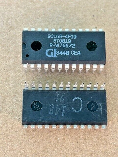 1 Stück Integrierte Schaltung - 9316B-4F19 - GI - DIP24 - Bild 1 von 1