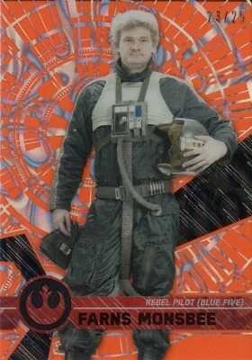 Star Wars High Tek 2017, Orange #86 ‘Farns Monsbee’ Parallel Base Card #23/25 - Image 1 of 2