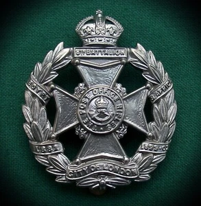 The 8th City of London Battalion ~ 100% Genuine British Army Military Cap Badge. - Picture 1 of 8