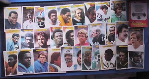 1980 TOPPS FOOTBALL GIANT PHOTOS ~ NFL COMPLETE SET 30 CARDs w/box PAYTON Bradshaw - Bild 1 von 4