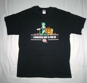 NEW!! FULL TILT POKER T-SHIRT "I KNOCKED OUT A PRO AT FULL TILT POKER" SZ LARGE - Picture 1 of 6