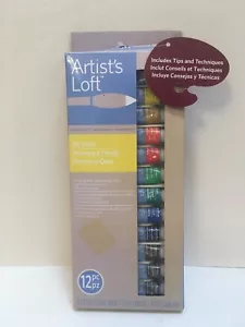Artist's Loft Fundamentals Ölfarbe 12 Tuben mit 0,4 flüssigen Unzen versiegelt neu 12 Farben - Bild 1 von 4