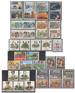 1986 Royal Mail Gedenksets neuwertig. Separat erhältlich & als Ganzjahresset. - Bild 1 von 12