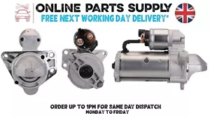 Starter Motor For Vauxhall Antara A 2.2 CDTI Diesel 4x4 FWD 2010 to 2015 -New - Picture 1 of 14