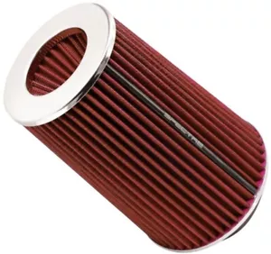 Spectre Fit Air Filter 9-1/2in. Tall (Fits 3in. / 3-1/2in. / 4in. Tubes) - Red - Picture 1 of 10