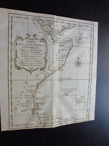 Gravure 18°:Afrique :côte Orientale d'Afrique,Zanjibar en 1740 - Picture 1 of 2