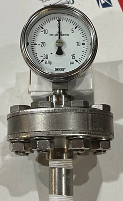WIKA Instrument model 99010 NPT Threaded Diaphragm Seal Assembly / With gauge - Image 1 of 4