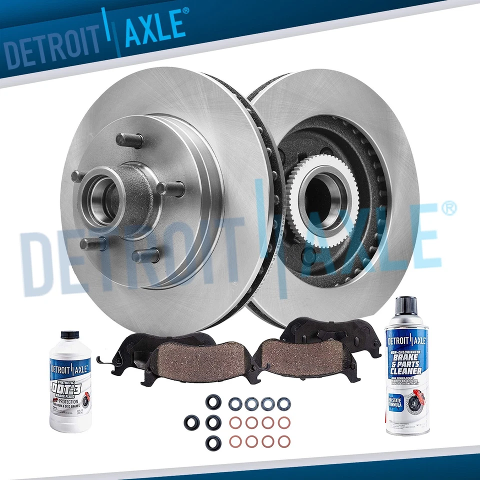 Rotores de freno de disco delanteros + pastillas de freno de cerámica para Chevy GMC Suburban C1500 Tahoe Foto 1 de 4