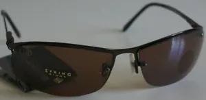 NWT Boston style Fashion Retro Semi-Rimless Wrap Coppermax lens tech sunglasses - Picture 1 of 9