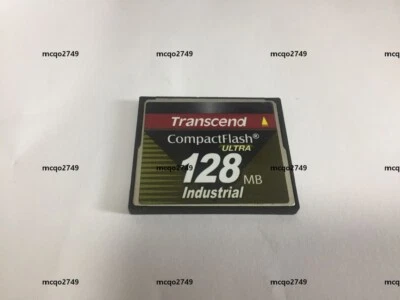 Transcend Industrial ULTRA 128mb compact flash memory card CF Card - Image 1 of 2