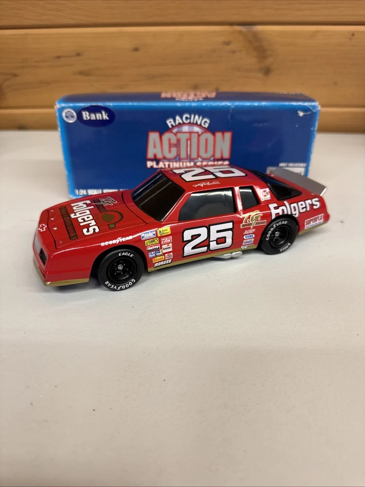 1:24 Scale Tim Richmond Diecasted Bank Limited Edition 1 Of 7,500 From 1996 - Image 1 of 4