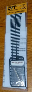 Central Valley ~ HO Scale ~ Code 70 ~ CVT #9 Right Switch Kit ~ CVM2972 - Picture 1 of 1
