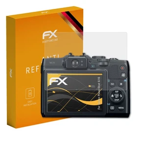 atFoliX 3x Screen Protection Film for Canon PowerShot G16 matt&shockproof - Picture 1 of 8