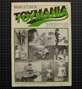 ANTIQUE TOY SHOW MAGAZINE TIN TOY ANTIQUE TOYMANIA PARIS REVUE D TOY 1984 - Picture 1 of 12