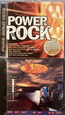 POWER ROCK PURE GOLD HITS ( By Various) & VIXEN Rev It Up - Image 1 of 3