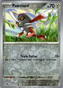 Holograma inverso Pawniard 148/197 SV03: llamas de obsidiana comunes - casi nuevo - Imagen 1 de 2