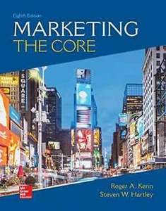 Marketing: The Core 8th Edition Loose Leaf Textbook Kerin Roger A. - Picture 1 of 1