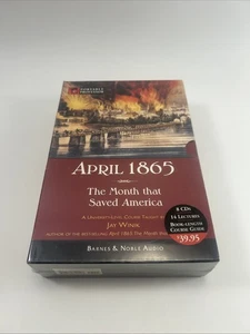 APRIL 1865 THE MONTH THAT SAVED AMERICA AUDIO CD BY JAY WINIK New Sealed - Foto 1 di 4