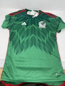 CAMISETA DE FUTBOL LOCAL ADIDAS MEXICO 2022 - HD6899 - Hombre Talla Pequeña Usada - Imagen 1 de 8