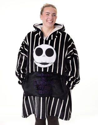 Disney The Nightmare Before Christmas Negro Jack Skellington Sudadera con capuch - Imagen 1 de 4