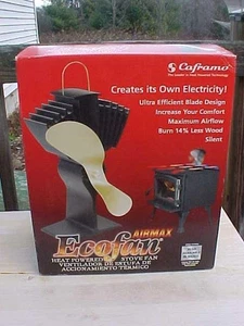 Carframo Ecofan Airmax Heat Powered Wood Stove Fan Open Boxed Never Rmoved - Picture 1 of 1